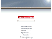 Tablet Screenshot of billigsucher.com