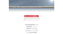 Desktop Screenshot of billigsucher.at