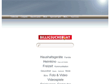 Tablet Screenshot of billigsucher.at